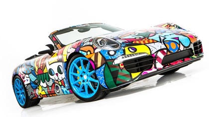 Porsche 911 Cabriolet Art Car by Romero Britto (2012)